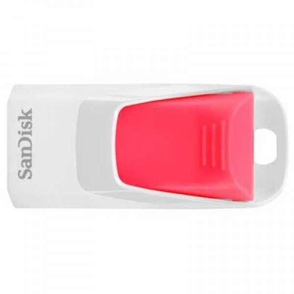 Флешка SanDisk 16Gb Cruzer Edge White-Pink (SDCZ51W-016G-B35P)