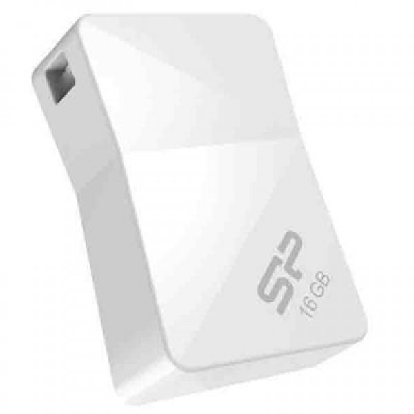 Флешка Silicon Power 16Gb Touch T08 White USB 2.0 (SP016GBUF2T08V1W)