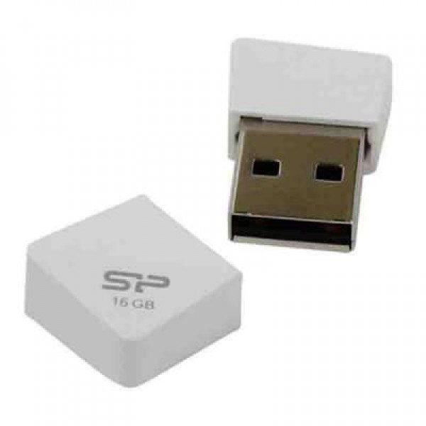 Флешка Silicon Power 16Gb Touch T08 White USB 2.0 (SP016GBUF2T08V1W)