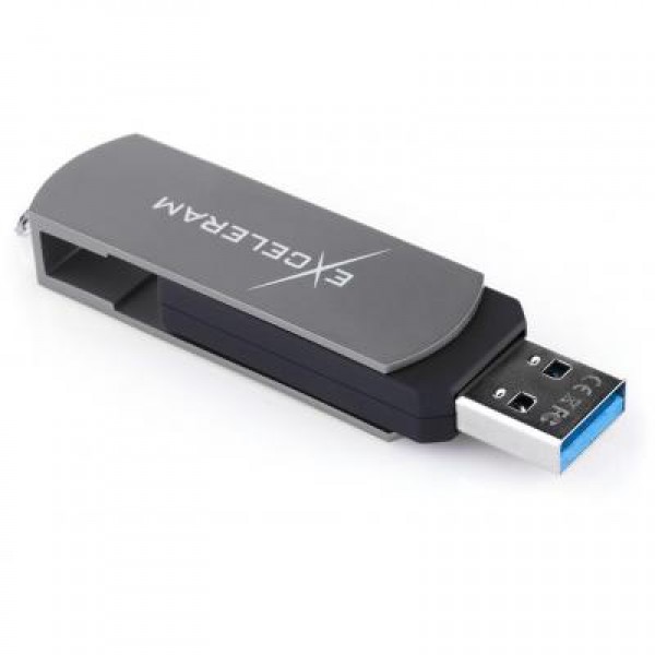 Флешка eXceleram 64GB P2 Series Gray/Black USB 3.1 Gen 1 (EXP2U3GB64)