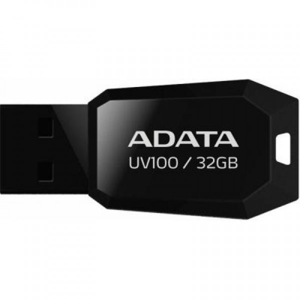 Флешка A-DATA 32GB DashDrive UV100 Black USB 2.0 (AUV100-32G-RBK)