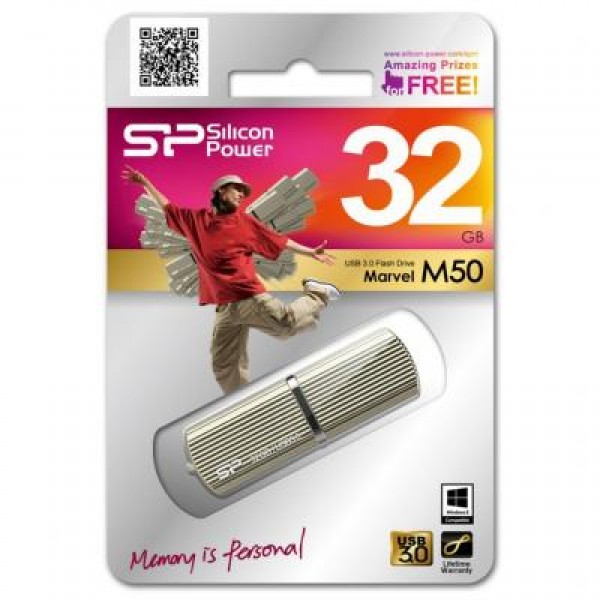 Флешка Silicon Power 32GB MARVEL M50 USB 3.0 (SP032GBUF3M50V1C)