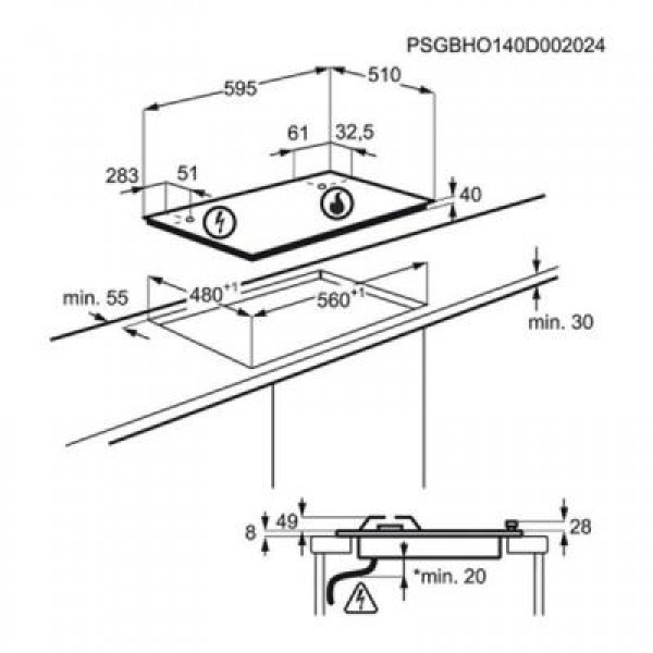 Варочная поверхность Zanussi GPZ363SW