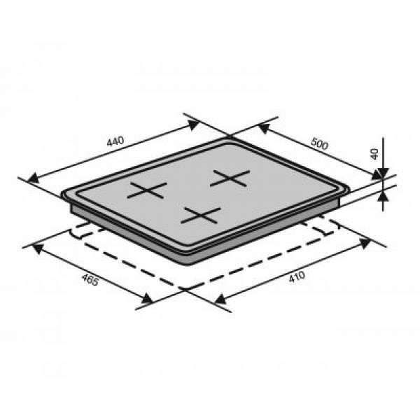 Варочная поверхность Ventolux HG640-G1 45 (X)