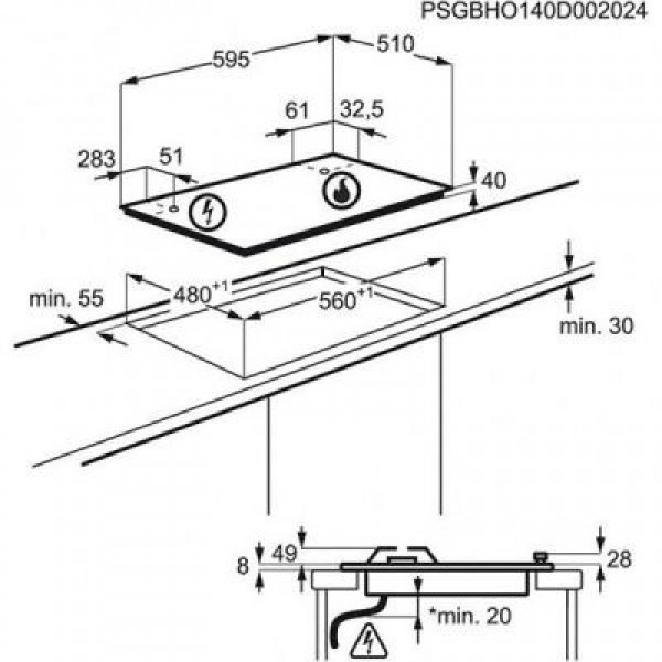 Варочная поверхность Zanussi GPZ363SB