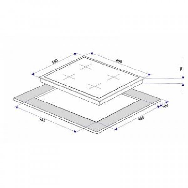 Варочная поверхность MINOLA MKG 63165 BL