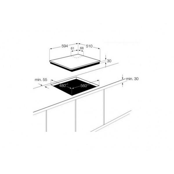 Варочная поверхность Zanussi ZGG65414SA