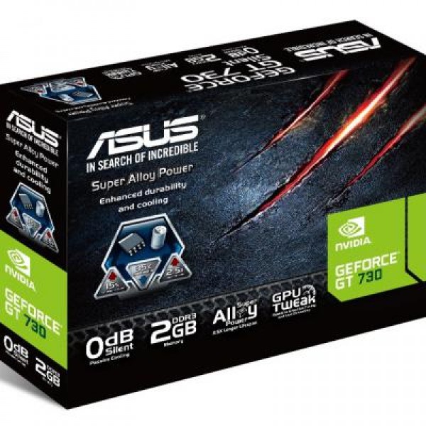 Видеокарта Asus GeForce GT730 2048Mb Silent (GT730-SL-2GD3-BRK)