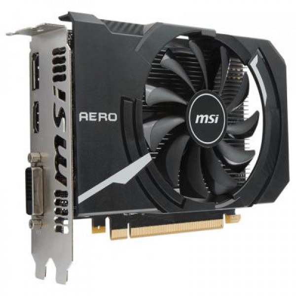 Видеокарта MSI GeForce GTX1050 Ti 4096Mb AERO ITX OC (GTX 1050 Ti AERO ITX 4G OC)