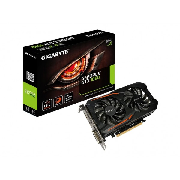 Видеокарта GIGABYTE GeForce GTX 1050 OC 3G (GV-N1050OC-3GD)