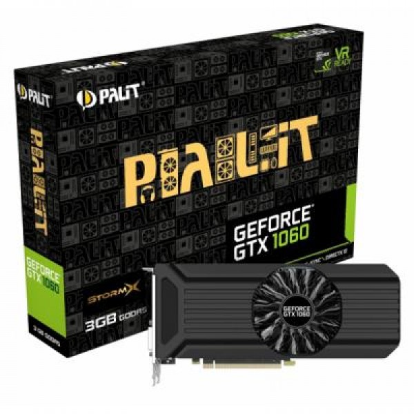 Видеокарта PALIT GeForce GTX1060 3072Mb StormX (NE51060015F9-1061F)