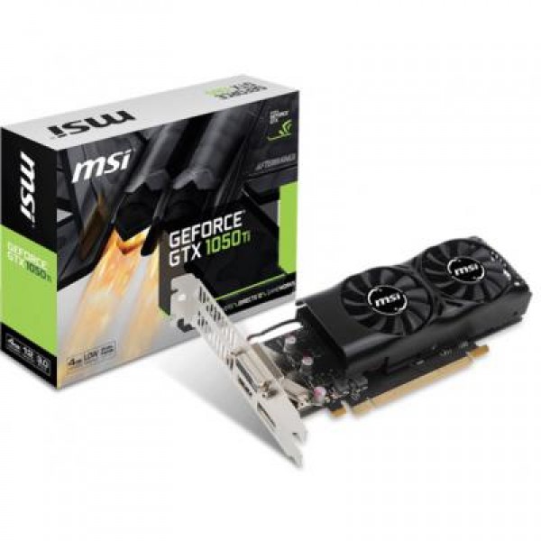 Видеокарта MSI GeForce GTX1050 Ti 4096Mb LP (GTX 1050 Ti 4GT LP)