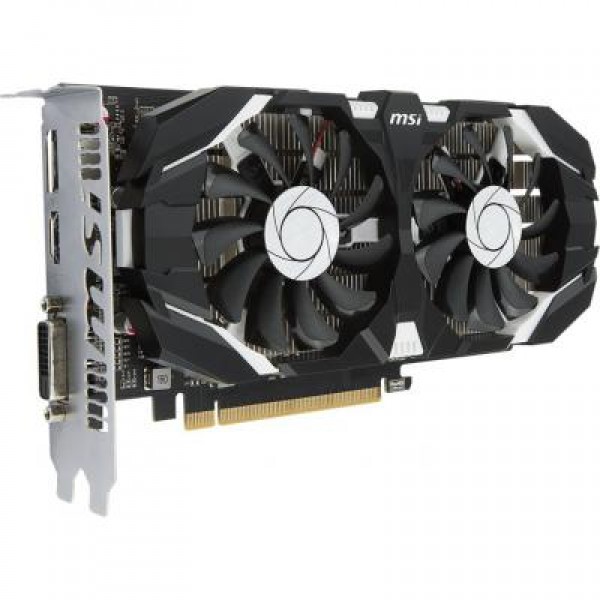 Видеокарта MSI GeForce GTX1050 2048Mb DUAL FANS OC (GTX 1050 2GT OCV1)