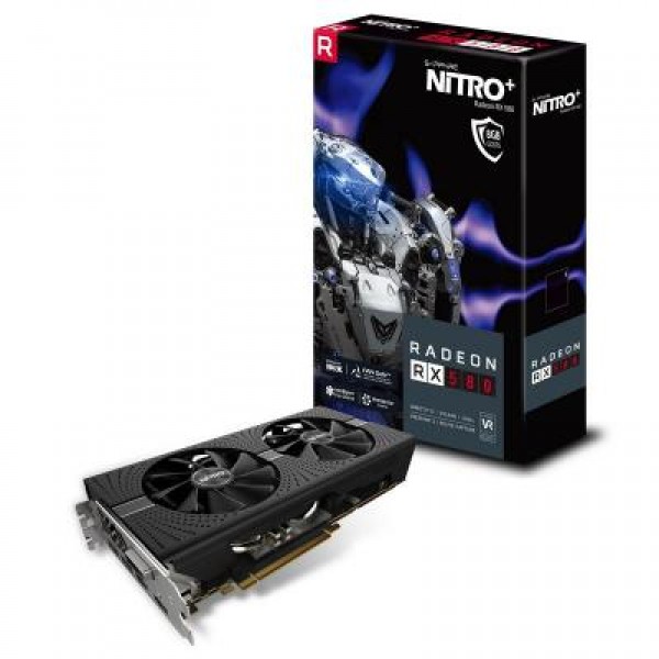 Видеокарта Sapphire Radeon RX 580 8192Mb NITRO+ (11265-01-20G)