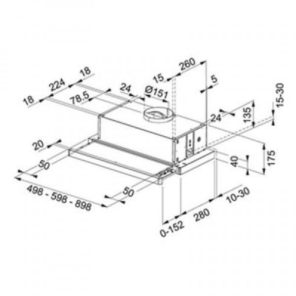 Вытяжка Franke Flexa FTC 5032 WH V2 (315.0482.621)