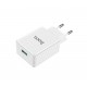 Сетевое зарядное устройство Hoco C34A Platium QC 3.0A 1 USB White
