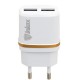 Зарядное устройство INKAX CD-11 Travel charger + Lightning cable 1USB 2.1A White