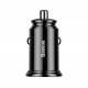 Автомобильное зарядное устройство Baseus Circular Plastic QC 3.0 30W 2USB Black