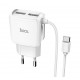 Сетевое зарядное устройство Hoco C59A Mega joy double port charger for Type-C(EU) 2USB 2.1A White