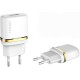 Сетевое зарядное устройство LDNIO DL-AC50 Travel charger 1USB 1A + MicroUsb cable White