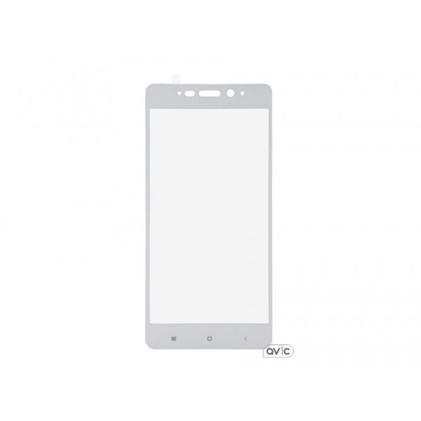 Защитное стекло (NP) цветное Xiaomi Redmi S2 (белый)