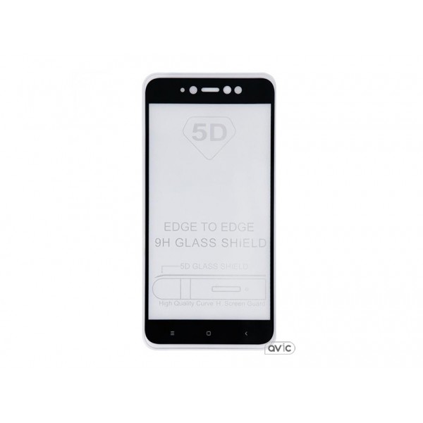 Защитное стекло (NP) FullGlue Xiaomi RedMi Note 5A Prime (черный)